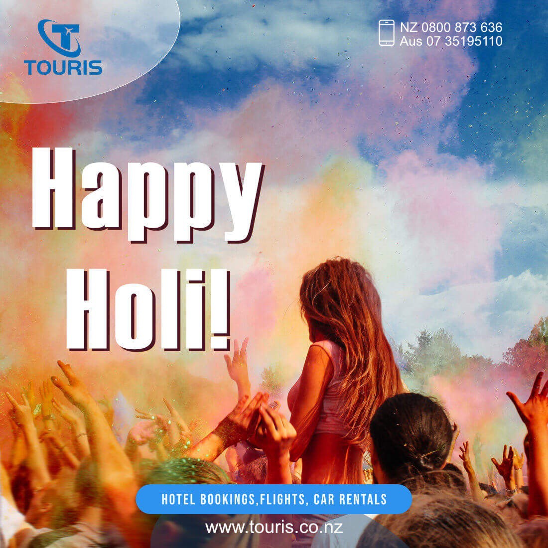 Latest Social Media &amp; Digital Marketing Holi Greetings Image 14